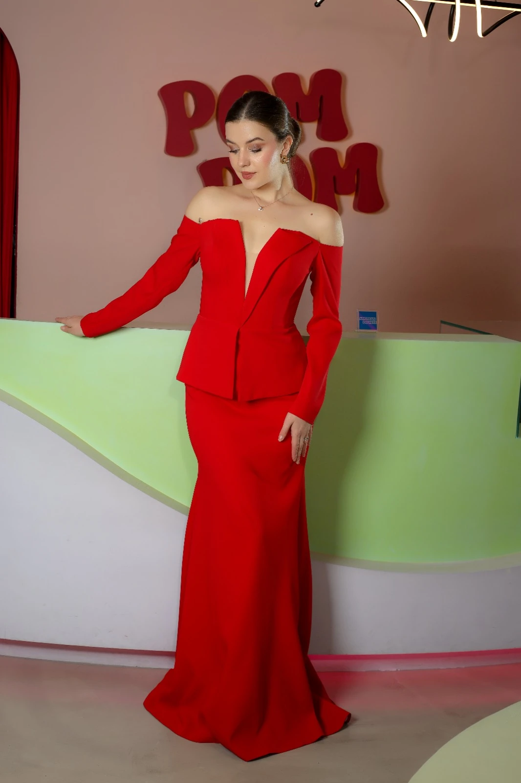 Oscar Red Dress 46